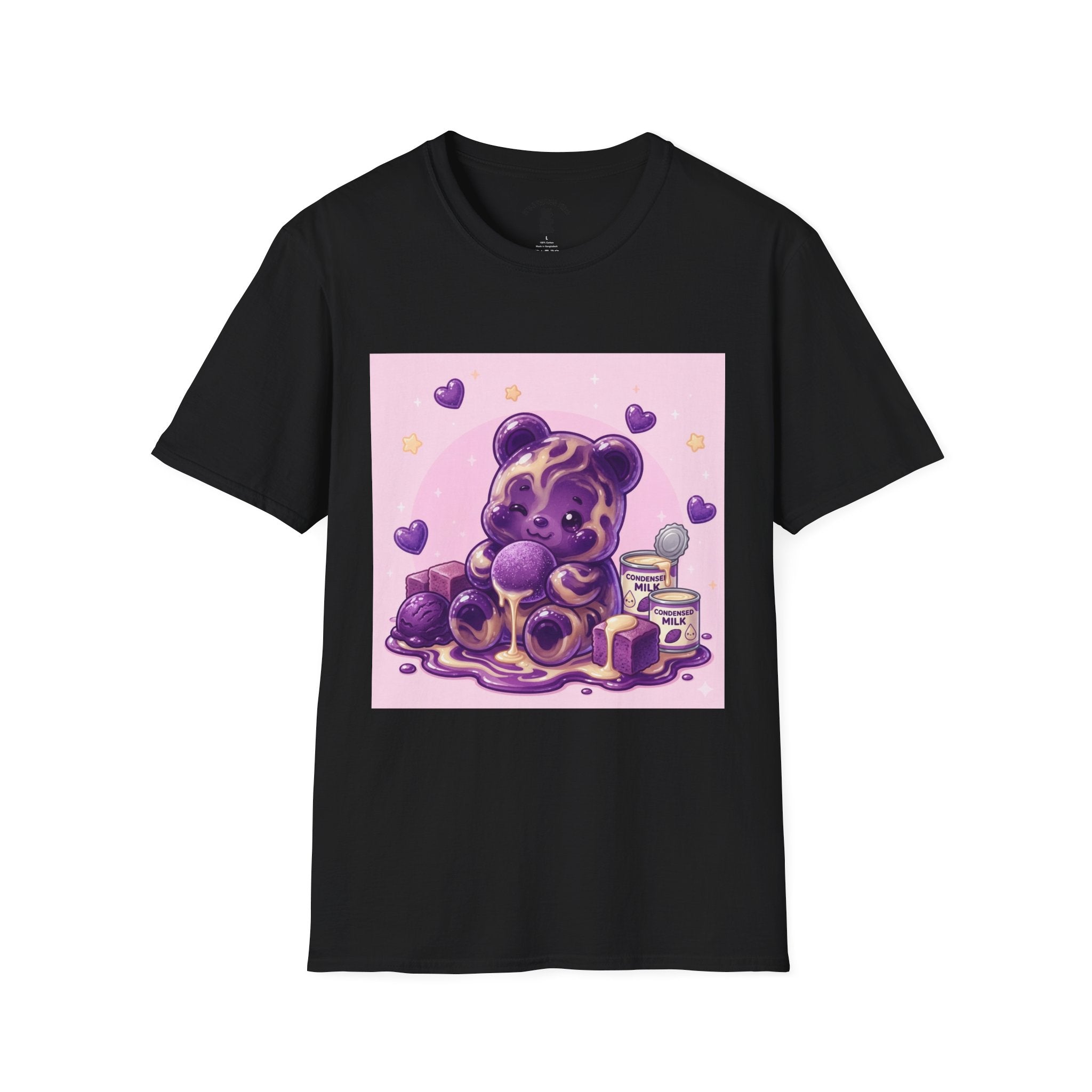 Ube & Condensed Milke Purple Gooey Gummy Bear — Kawaii Graphic Tee