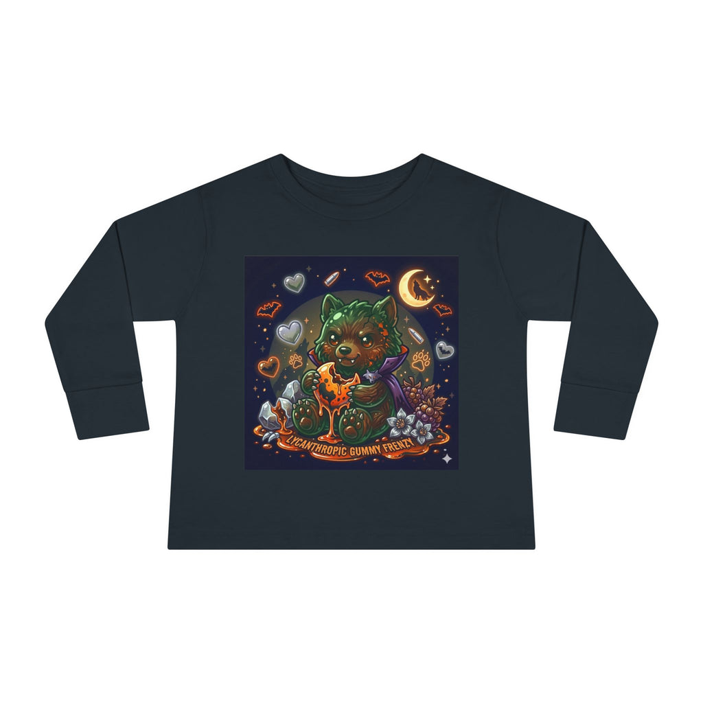 Werewolf Oozy Bear Gummy Halloween Special- Graphic Long Sleeve Shirt
