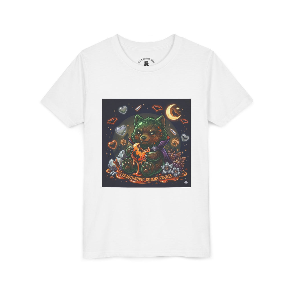 Halloween Werewolf Gooey Gummy Bear- Youth T-Shirt