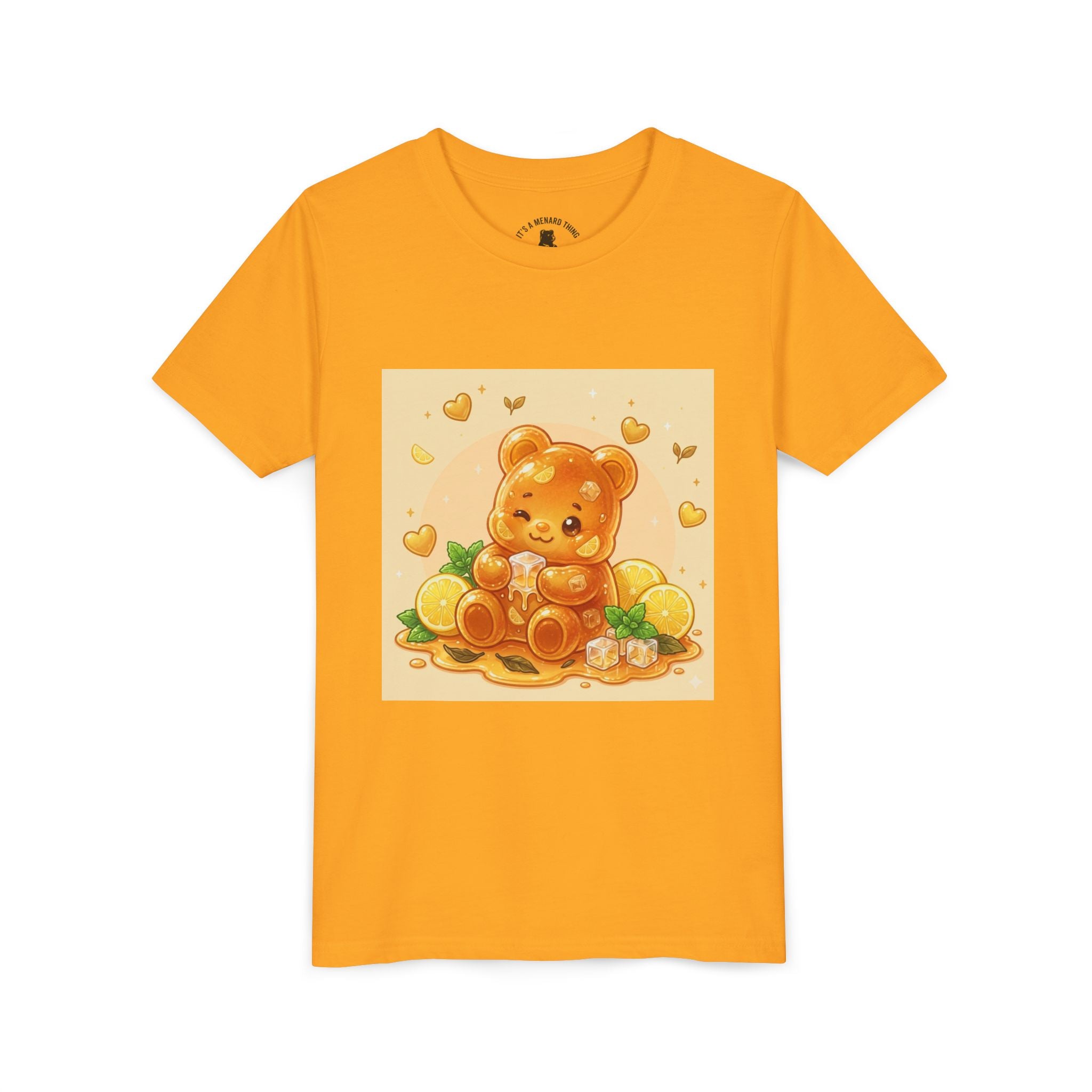 Honey Lemon Iced-Tea Gooey Gummy Bear Youth T-Shirt