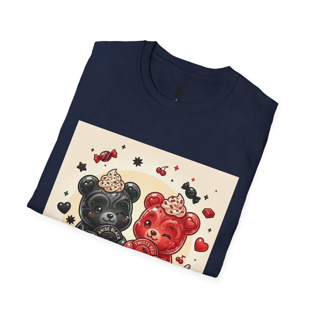 Licorice Twins, Gooey Gummy bears — Kawaii Graphic T-Shirt