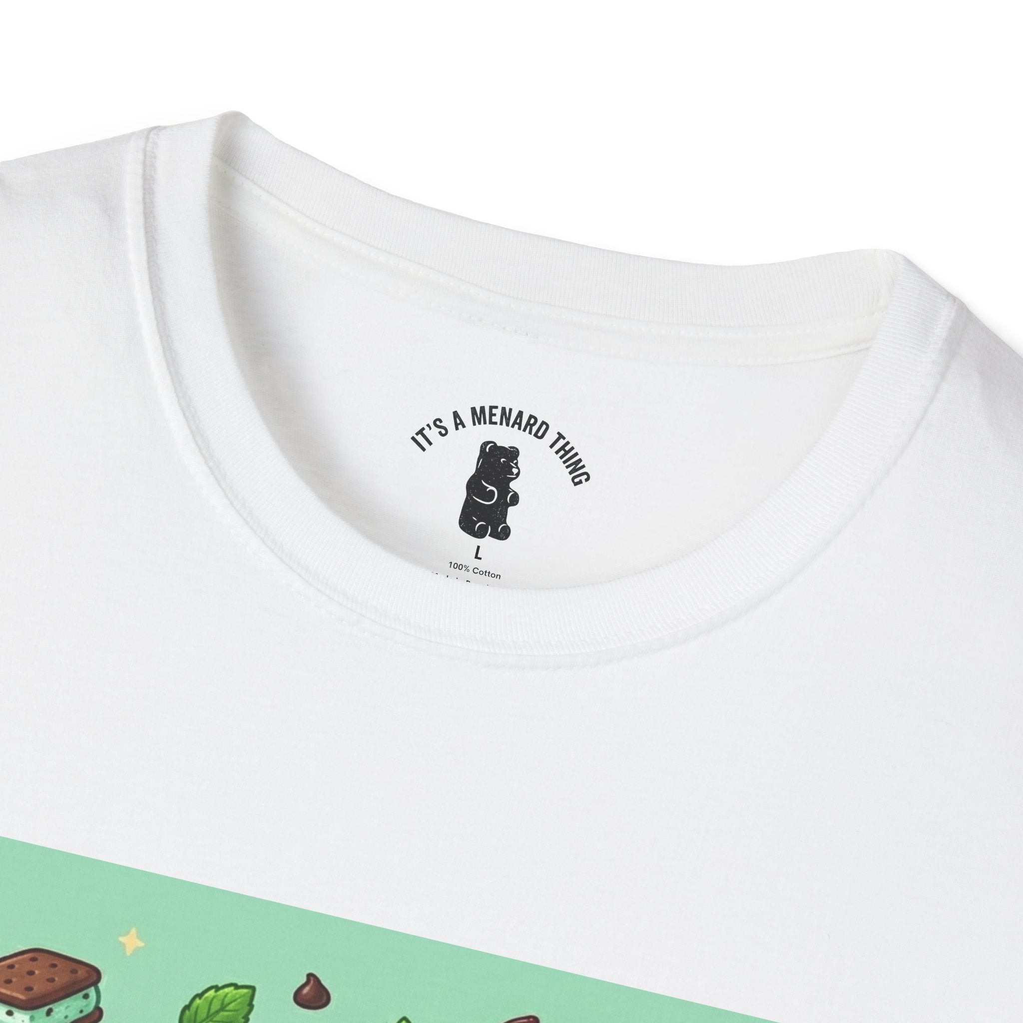 Mint Chip Ice Cream, Exotic Gooey Gummy Bear — Kawaii Graphic Tee