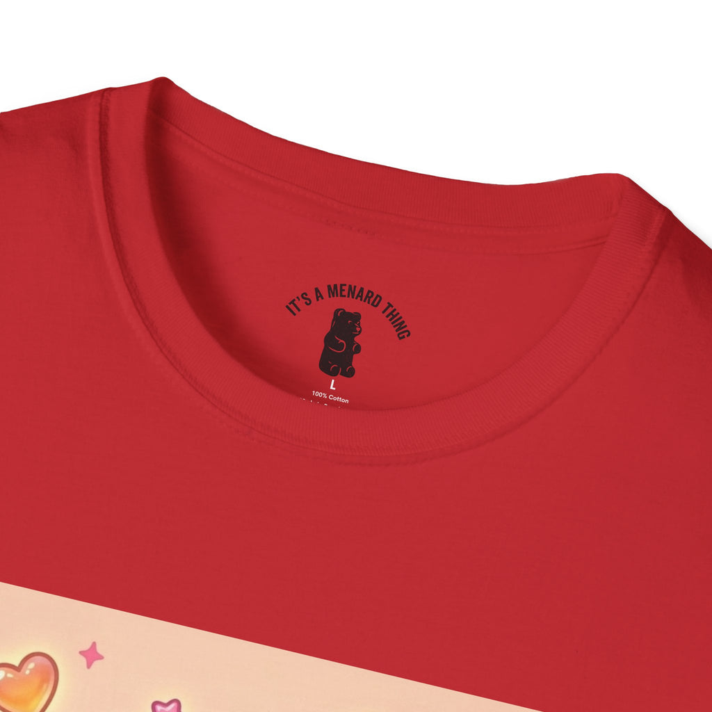 Cute Sunny Sunrise Sorbet Gooey Gummy Bear T-Shirt — Kawaii Graphic Tee
