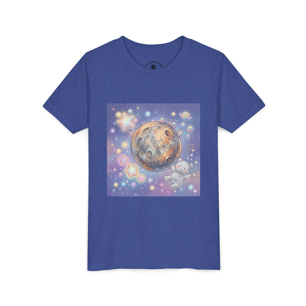 Lets Study Mercury, Silver Gooey Crystal Gummy Bear-Galaxy Graphic Youth Shirt