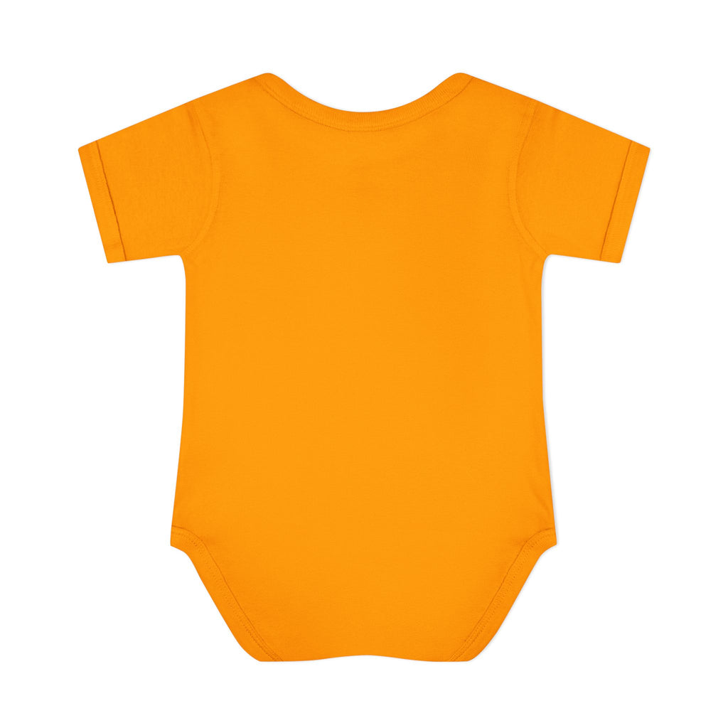 Peach Danish Gooey Gummy Bear in Puff Pasterie PJs Baby Onesie