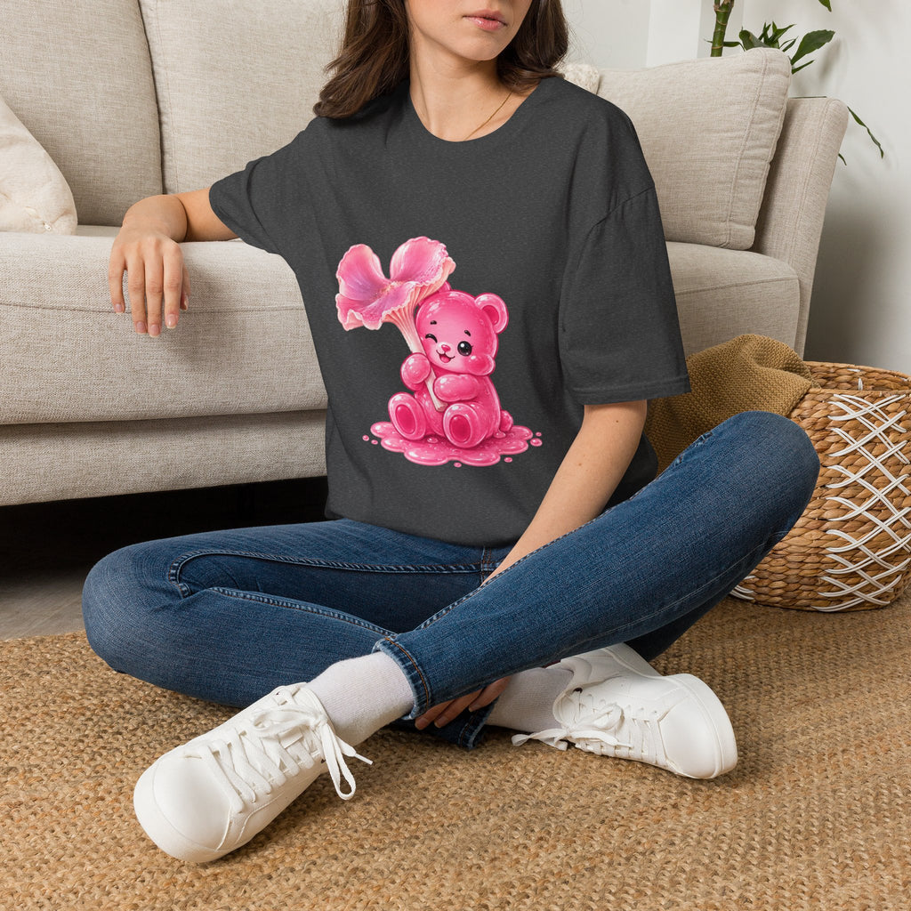 Pink Wax Cap Special Mushroom, Oozy Bear Gummy Friend- Graphic Shirt