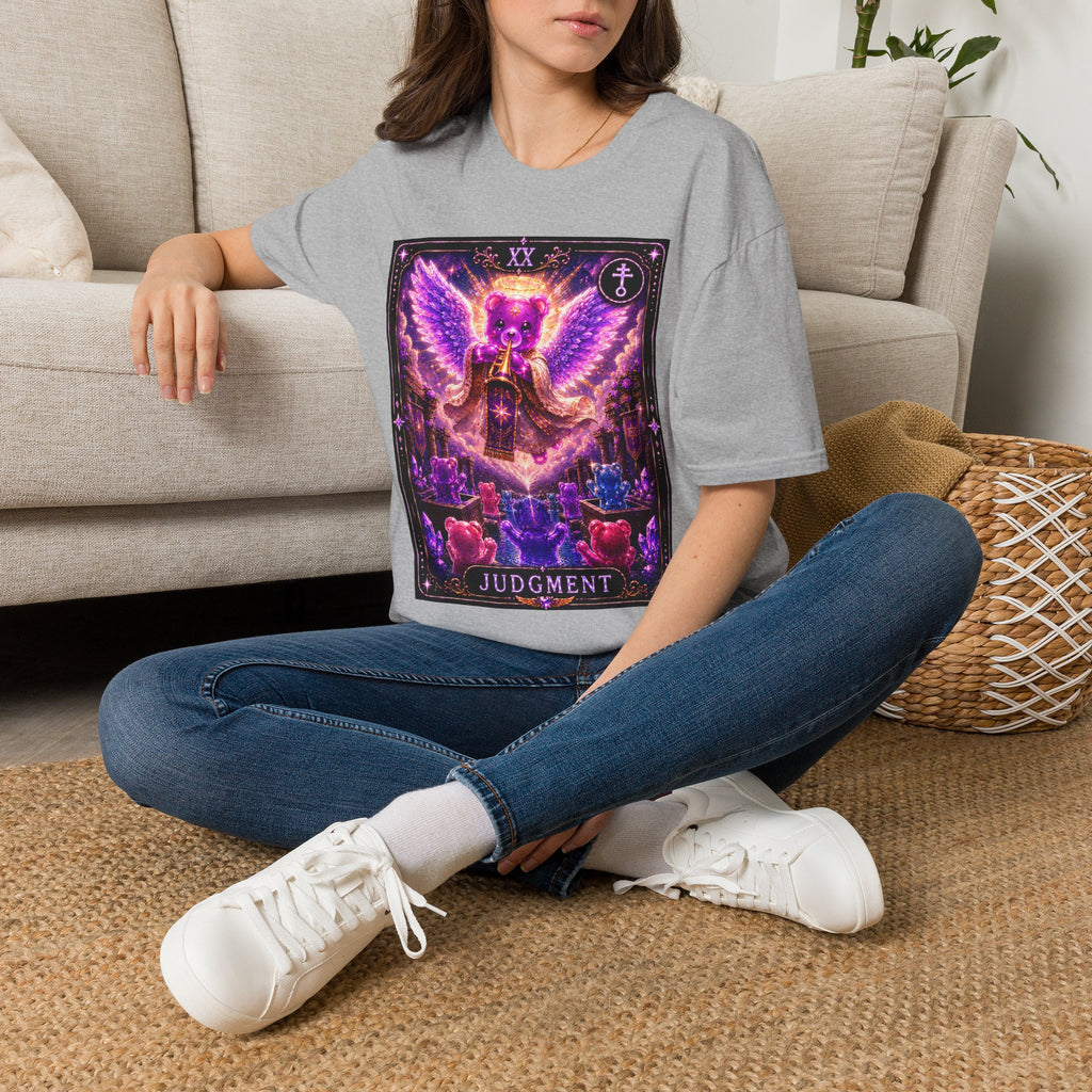 Judgment Tarot Mystic Purple Angel Oozy Bear Gummy Special Addition- Graphic Shirt