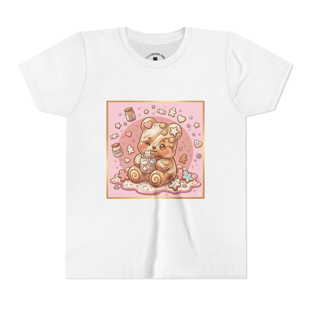 Sugar Frosted Holiday Cookie Gooey Gummy Bear Youth T-Shirt