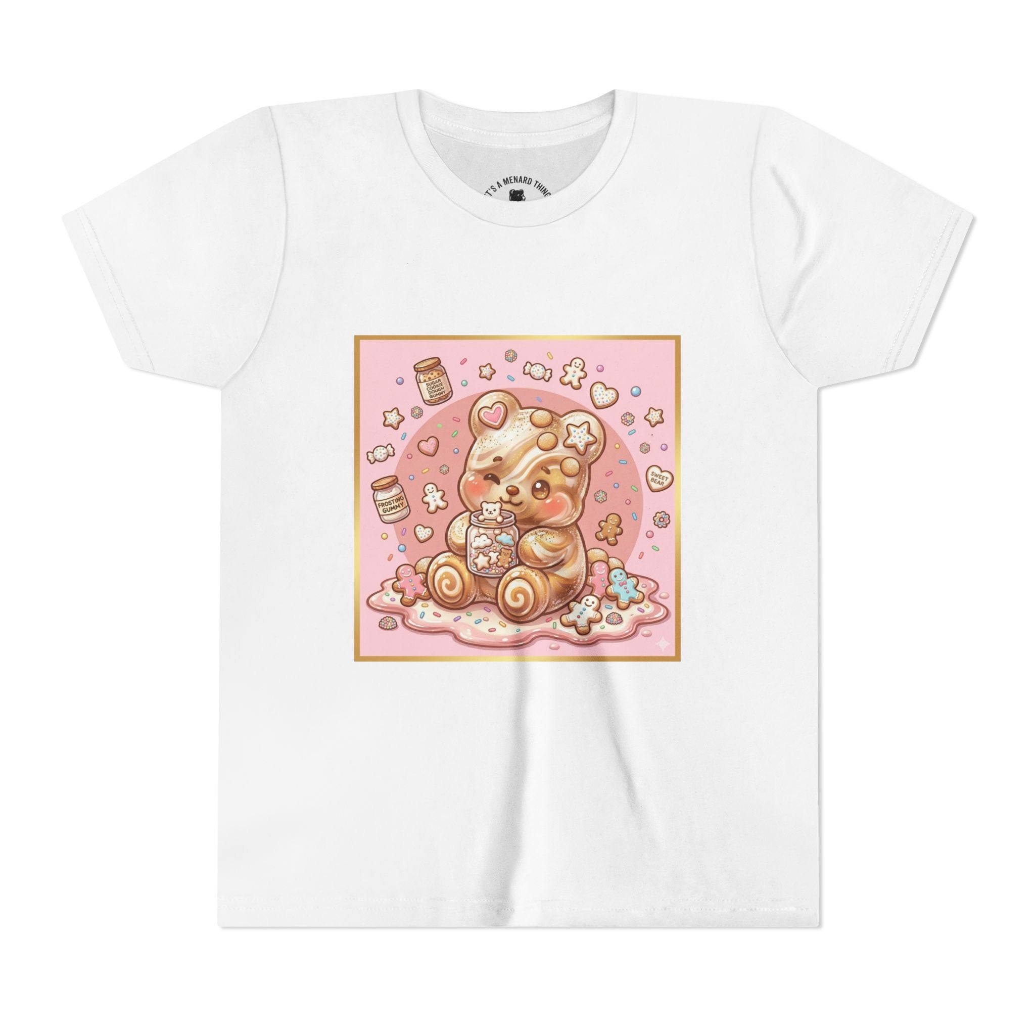 Sugar Frosted Holiday Cookie Gooey Gummy Bear Youth T-Shirt