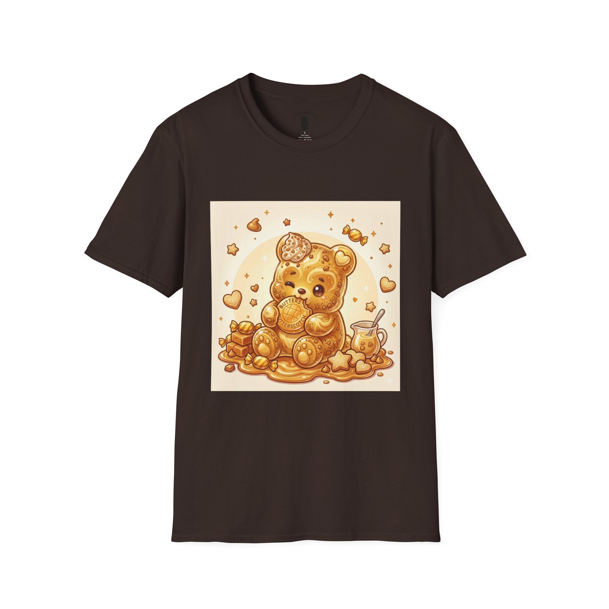 Butterscotch Drizzle Gooey Gummy Bear — Kawaii Graphic T-Shirt