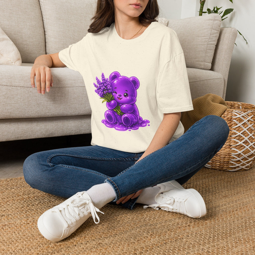 Special Lavender flower, Oozy Bear Gummy Friend- Graphic Shirt