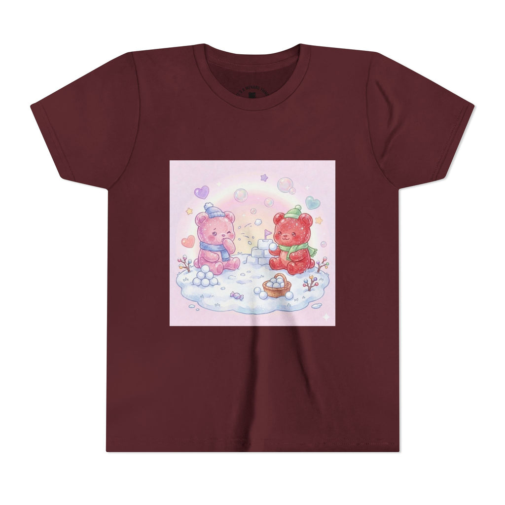 Duo Gooey Gummy Bear Snowball game T-Shirt