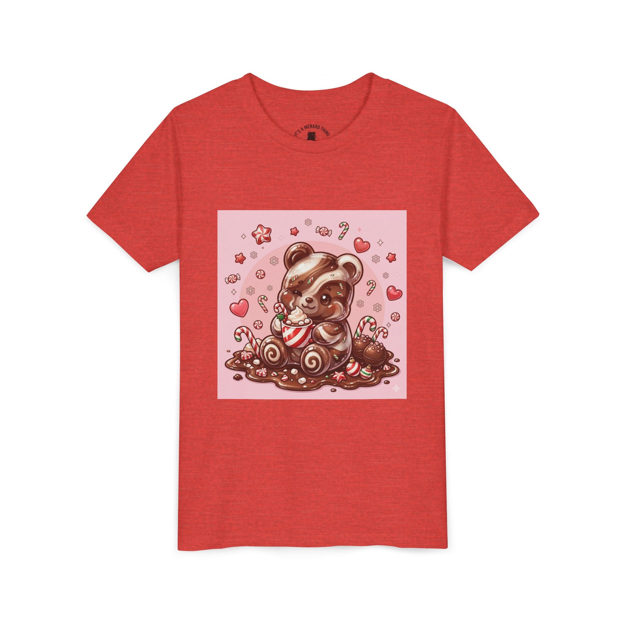 Cute Hot Chocolate Gooey Gummy Bear Holiday Kids Shirt