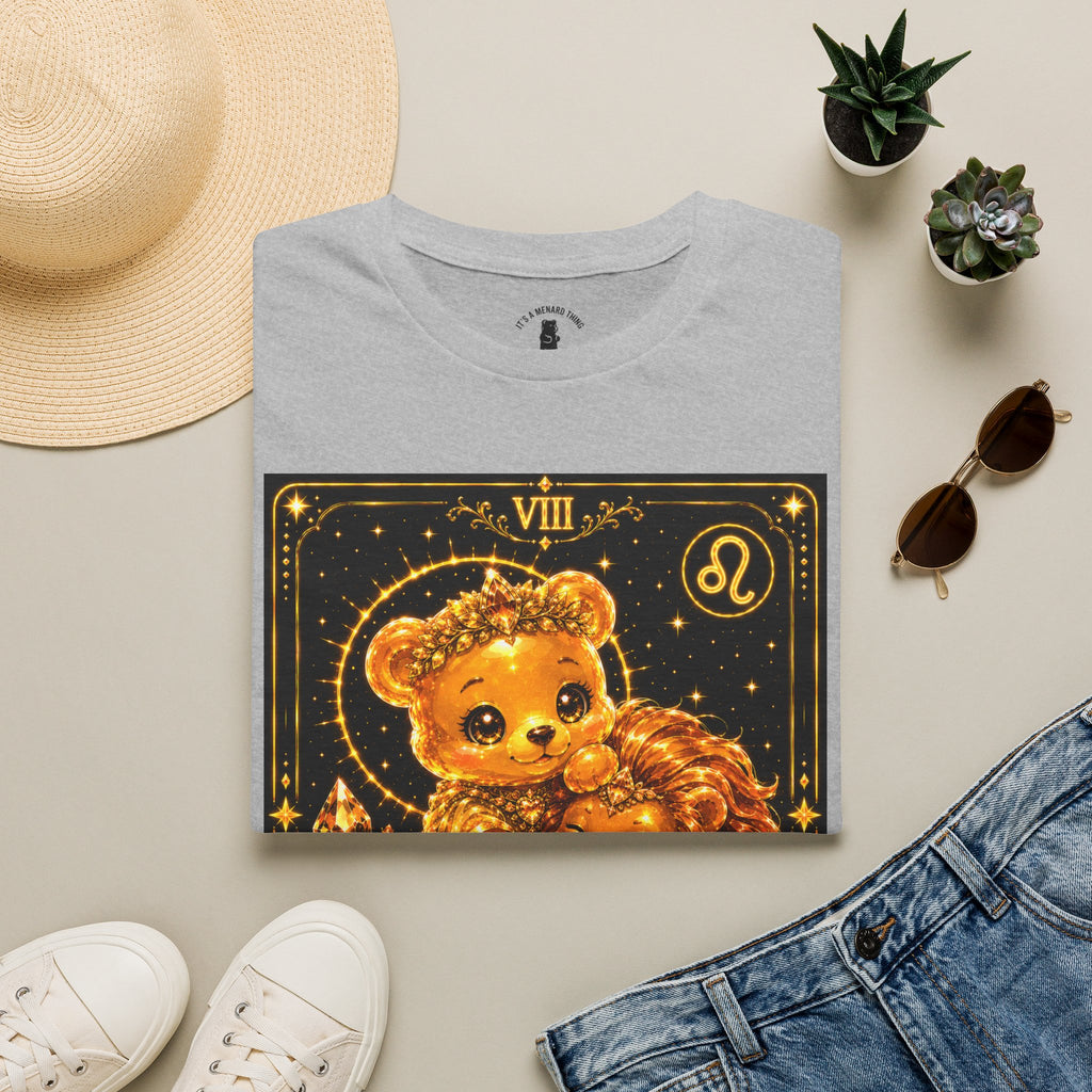 Strength Tarot Golden Lion & Oozy Bear Friend Special Addition- Graphic Shirt