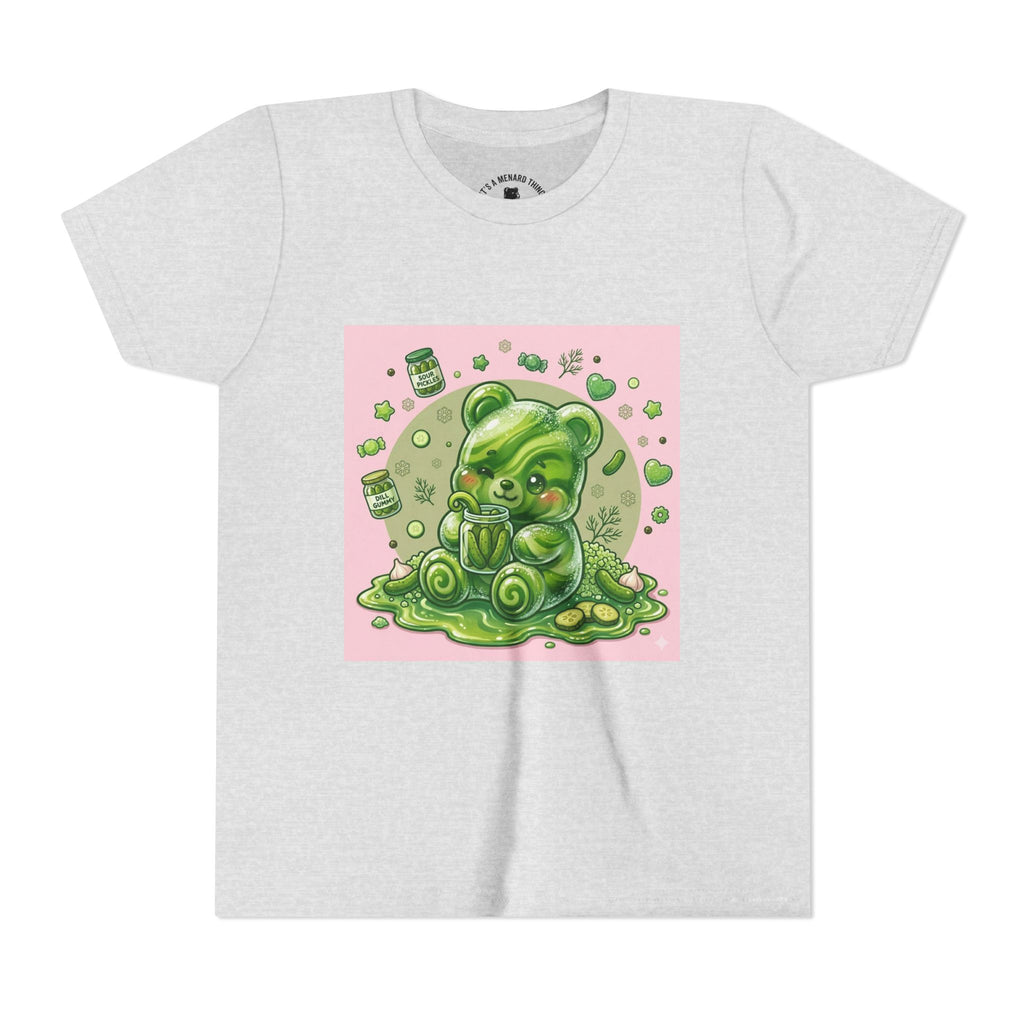 Tart Dilly Green Pickle Gooey Gummy- Graphic Youth T-Shirt