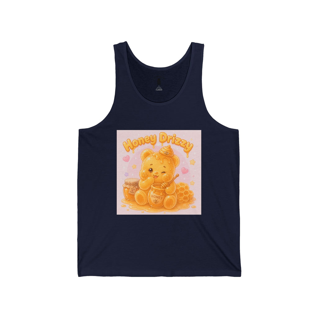 "Honey Drizzy" Golden yellow Gooey Gummy Bear — Cute Graphic Tank top