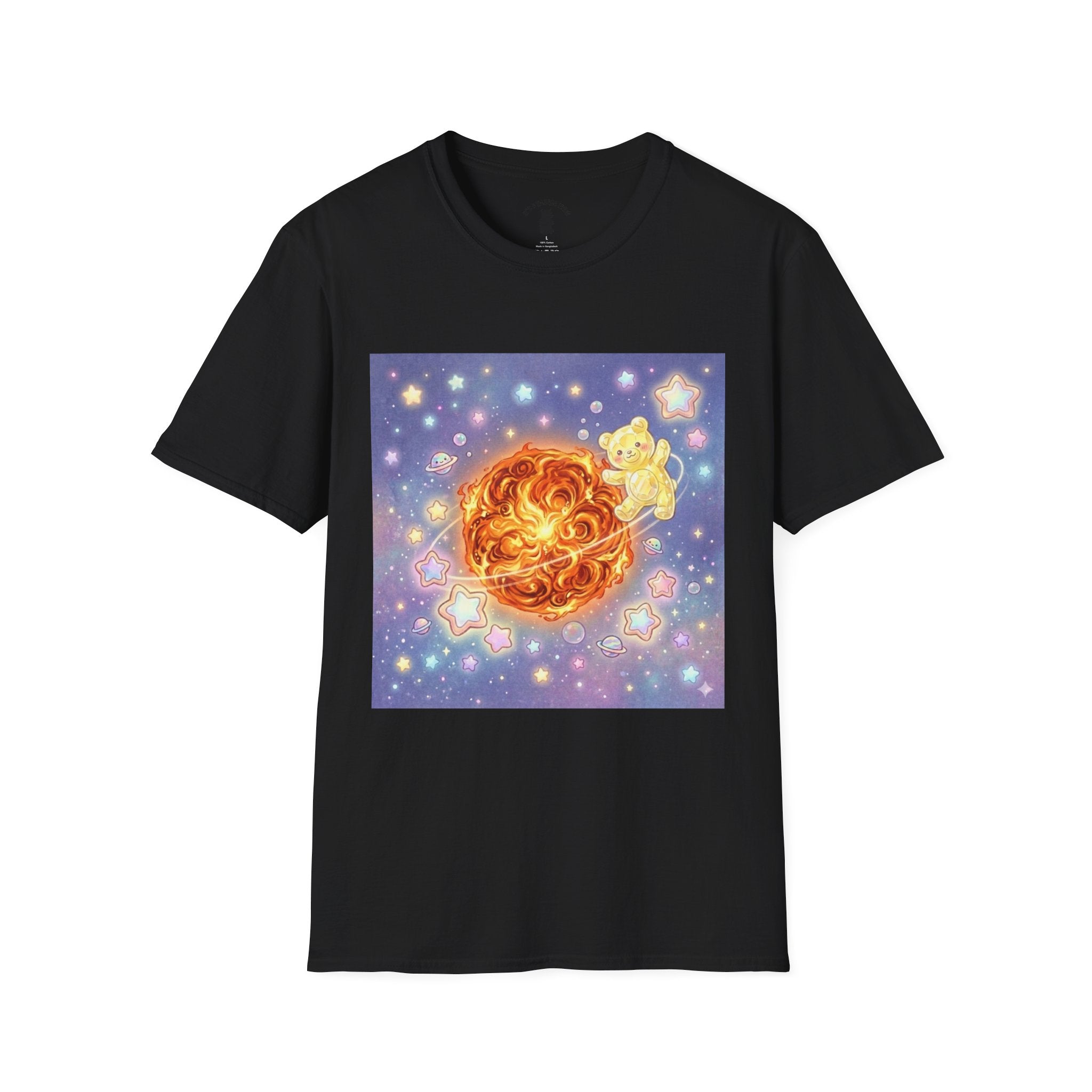 Burning Bright Sun, Yellow Crystal Gooey Gummy — Kawaii Graphic T-Shirt