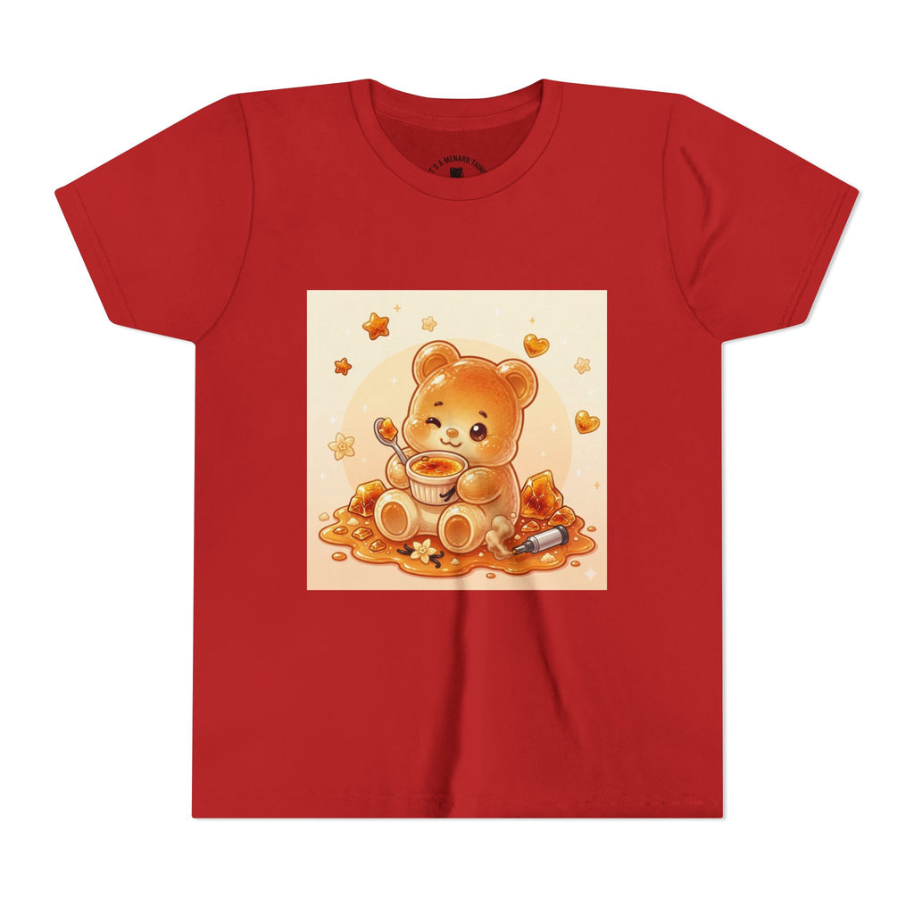 Cream Brulé Crunch Gooey Gummy Bear Graphic Youth Shirt