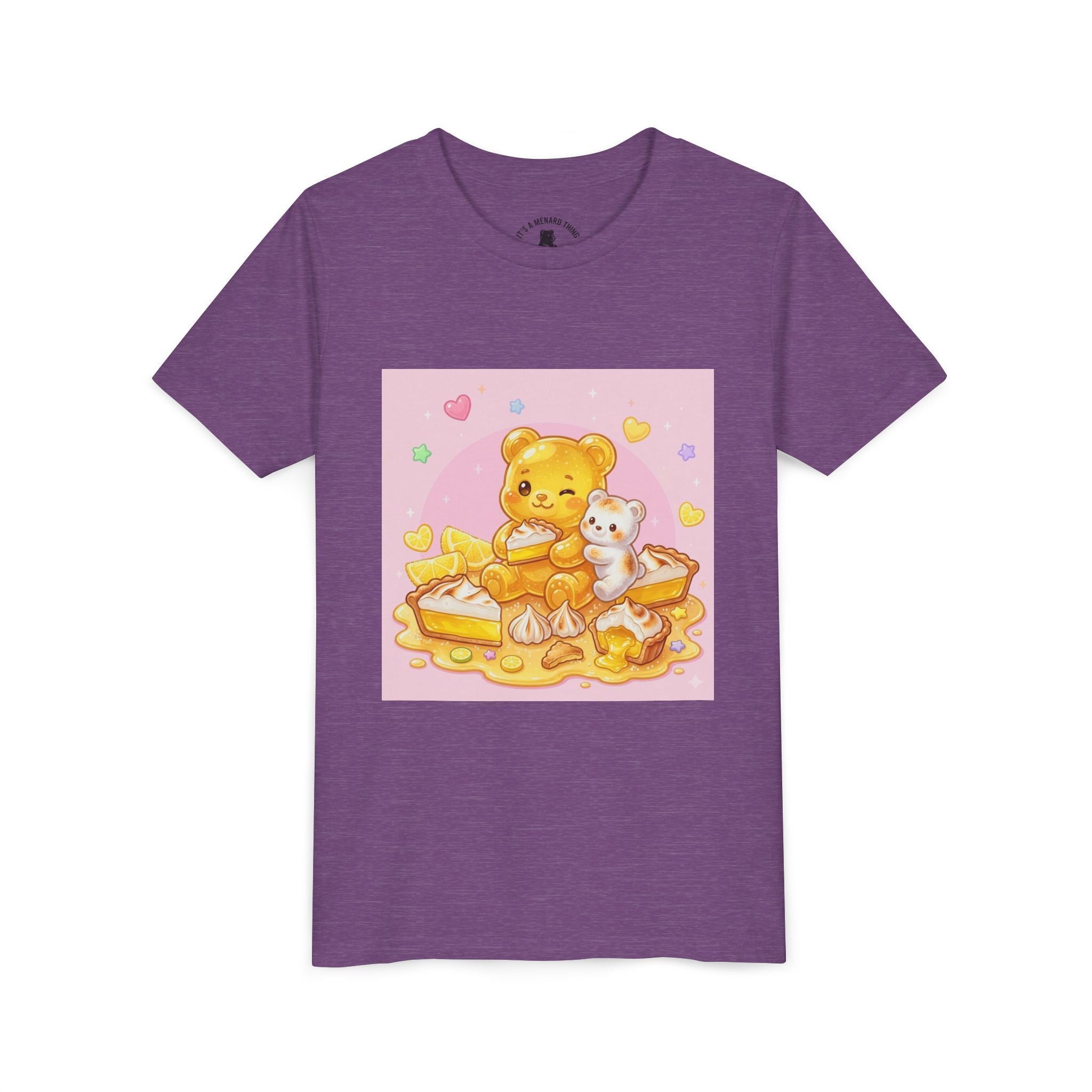 Lemon Meringue Pie Gooey Gummy bear Youth Tee