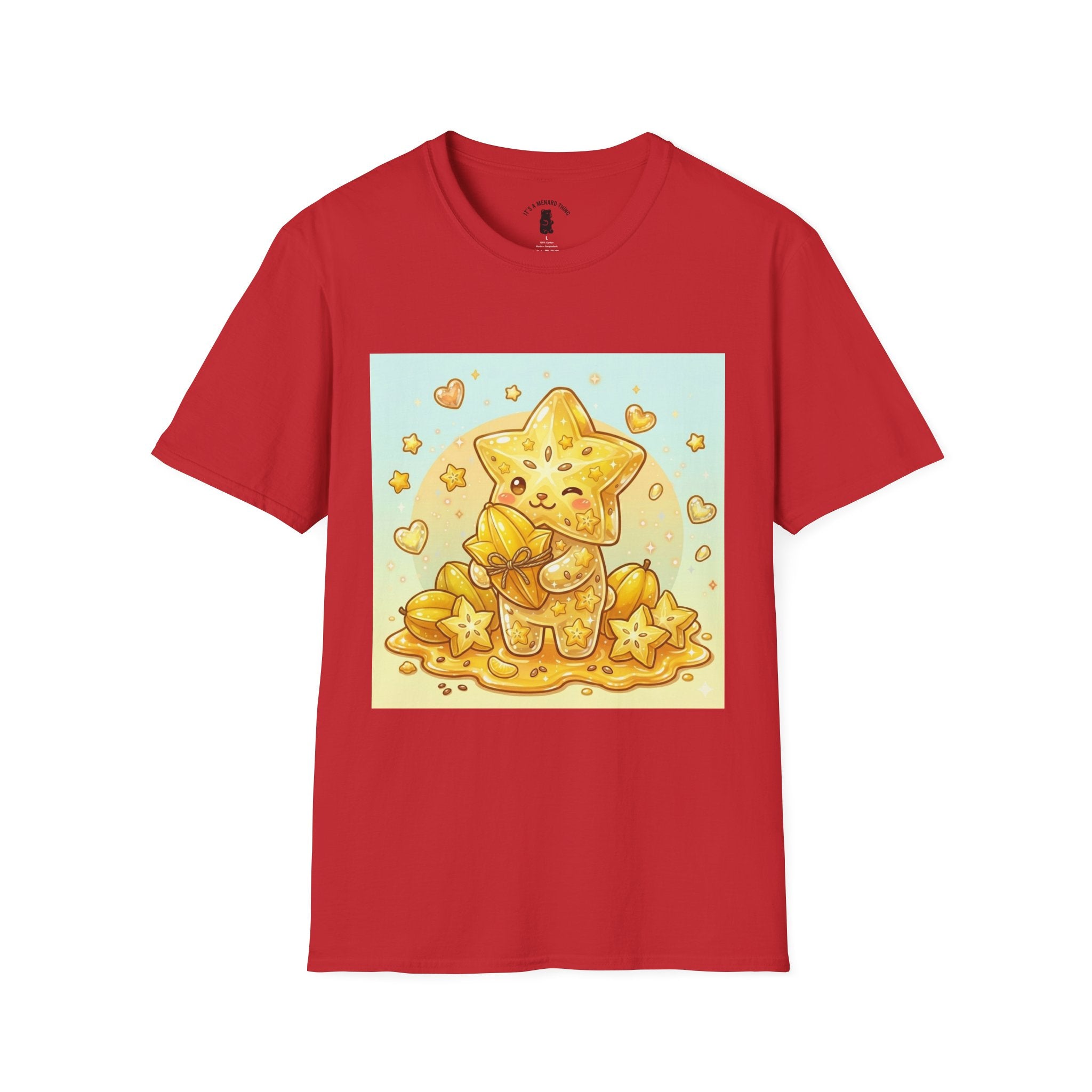 Star Fruit Special Exotic Fruit Oozy Bear Gummy Friend- Kawaii Graphic Shirt