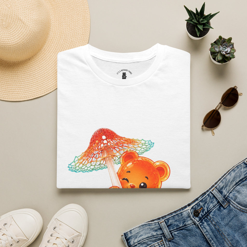 Rare Orange and Green Mushroom, Oozy Bear Gummy Friend Special- Graphic Shirt