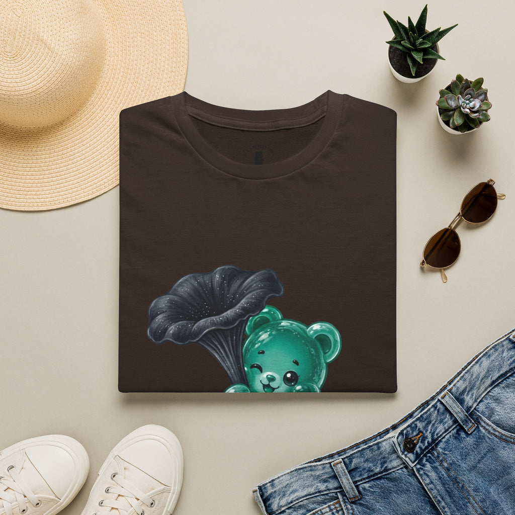 Black Trumpet Mushroom, Teal Special Oozy Bear Gummy Special- Graphic Shirt