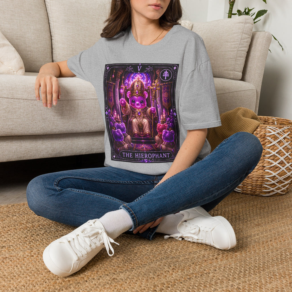 The Hierophant Tarot Mystic Oozy Bear Friend Special Addition- Graphic Shirt