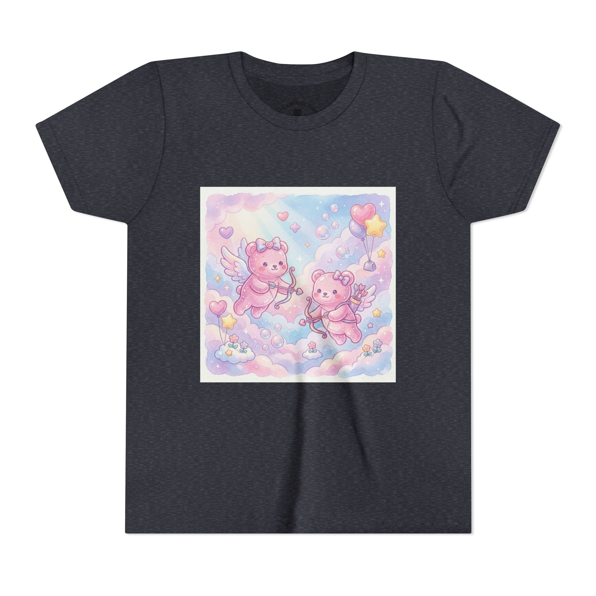 Cherub Angels Gooey Gummy Bear Friends- Hearts Pastel Cloud Graphic