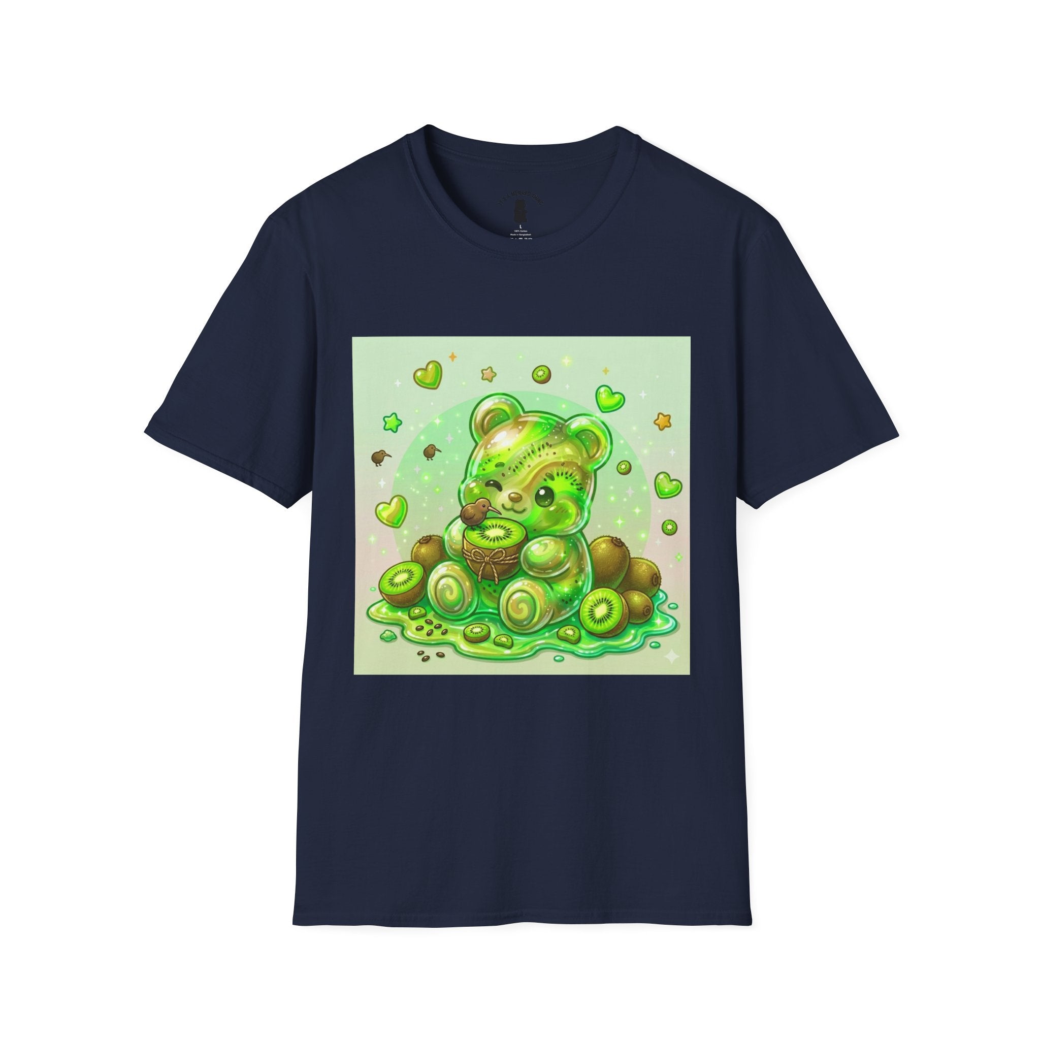 Kiwi Green Gooey Gummy Bear T-Shirt — Cute Graphic Tee