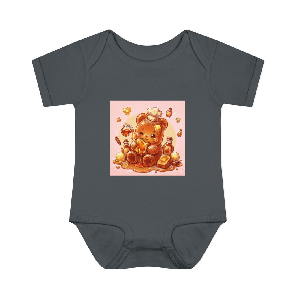 French Toast Gooey with Syrup Gummy Bear & Hearts Design