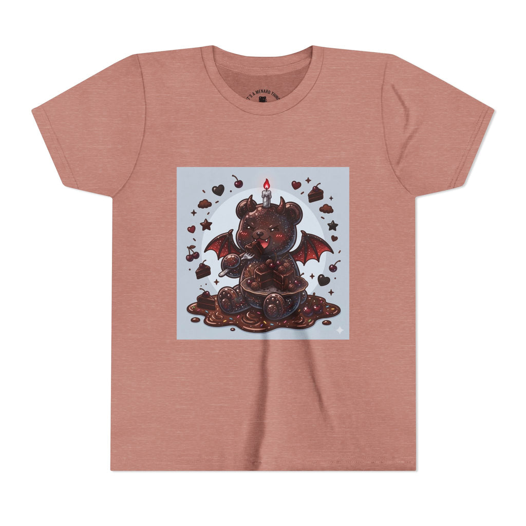 Devils Food Cake, Fudge Gooey Gummy Bear Youth Shirt