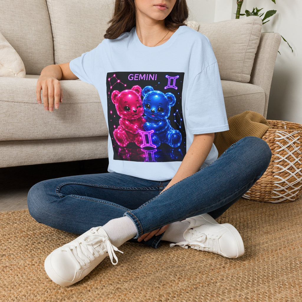 Gemini Astrology Oozy Bear Dou Friends, Special Addition Zodiac Sign- Graphic Shirt