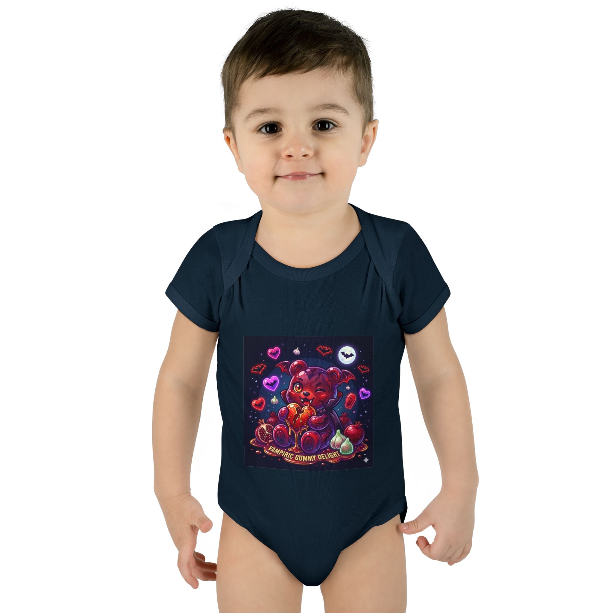 Baby Bodysuit - Cute Vampire Gooey Gummy Bear