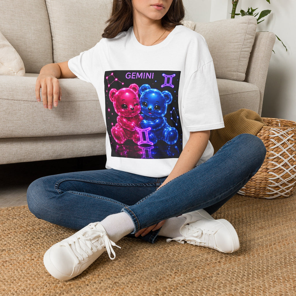 Gemini Astrology Oozy Bear Dou Friends, Special Addition Zodiac Sign- Graphic Shirt