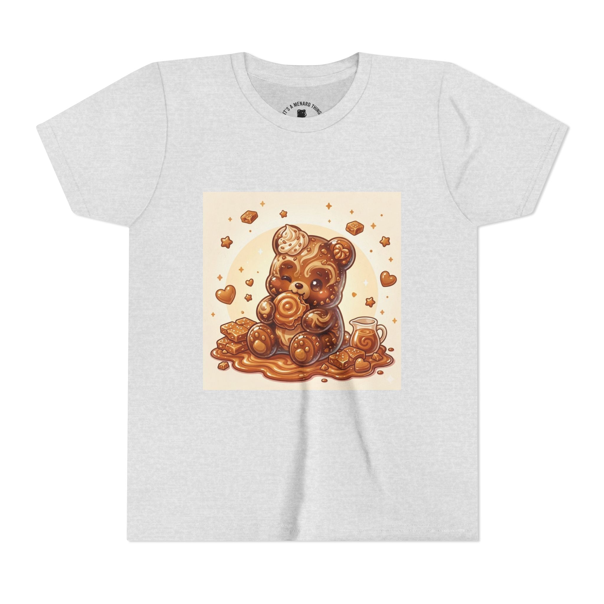 Cinnamon Coffee Cake Gooey Gummy Bear Graphic Kids Shirt