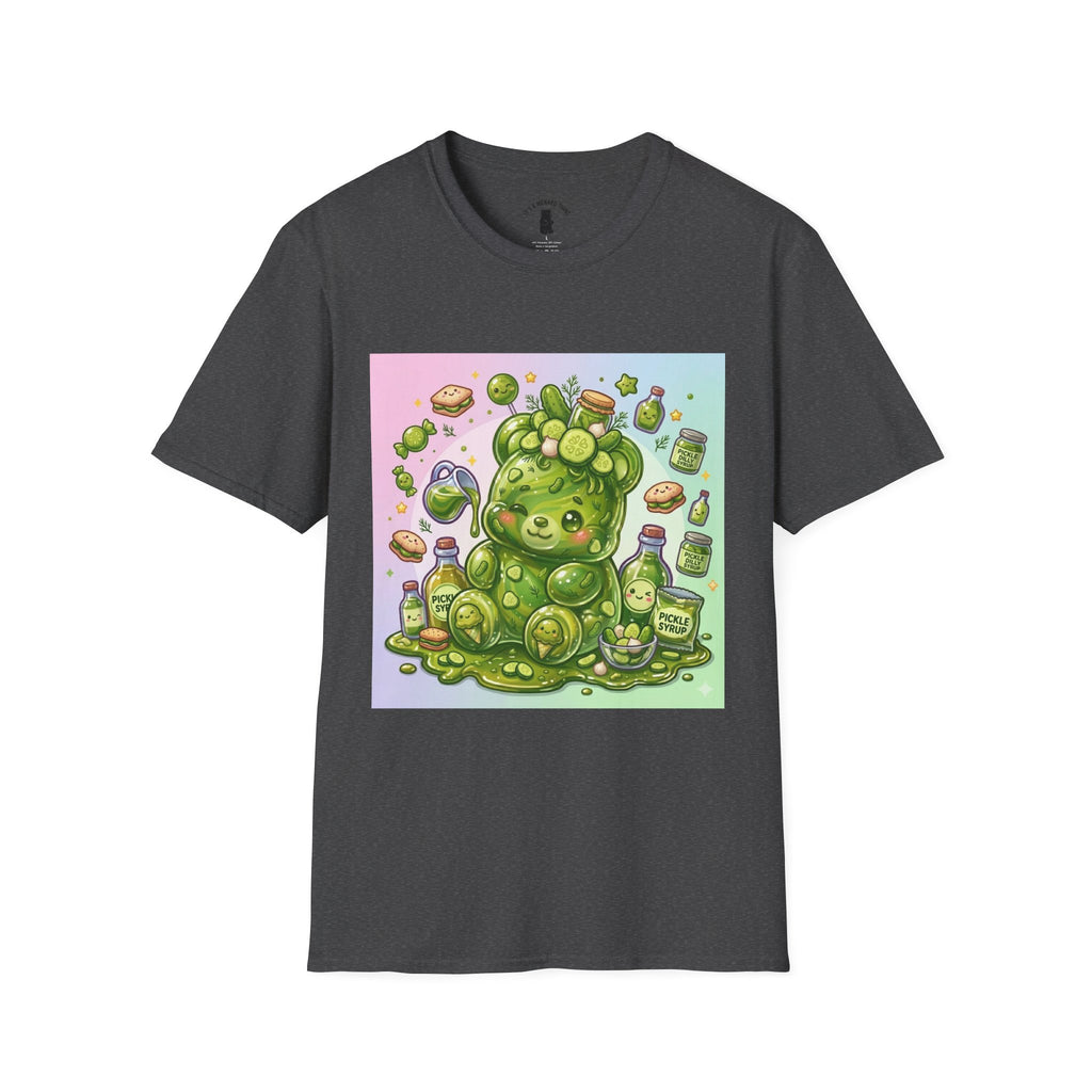 Sour Dill Pickle, Exotic Gooey Gummy Bear — Kawaii Graphic T-Shirt