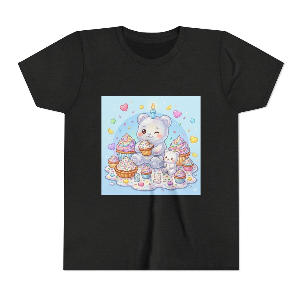 Kawaii Gooey Gummy Birthday Bears — Cute Pastel Dessert Graphic Shirt