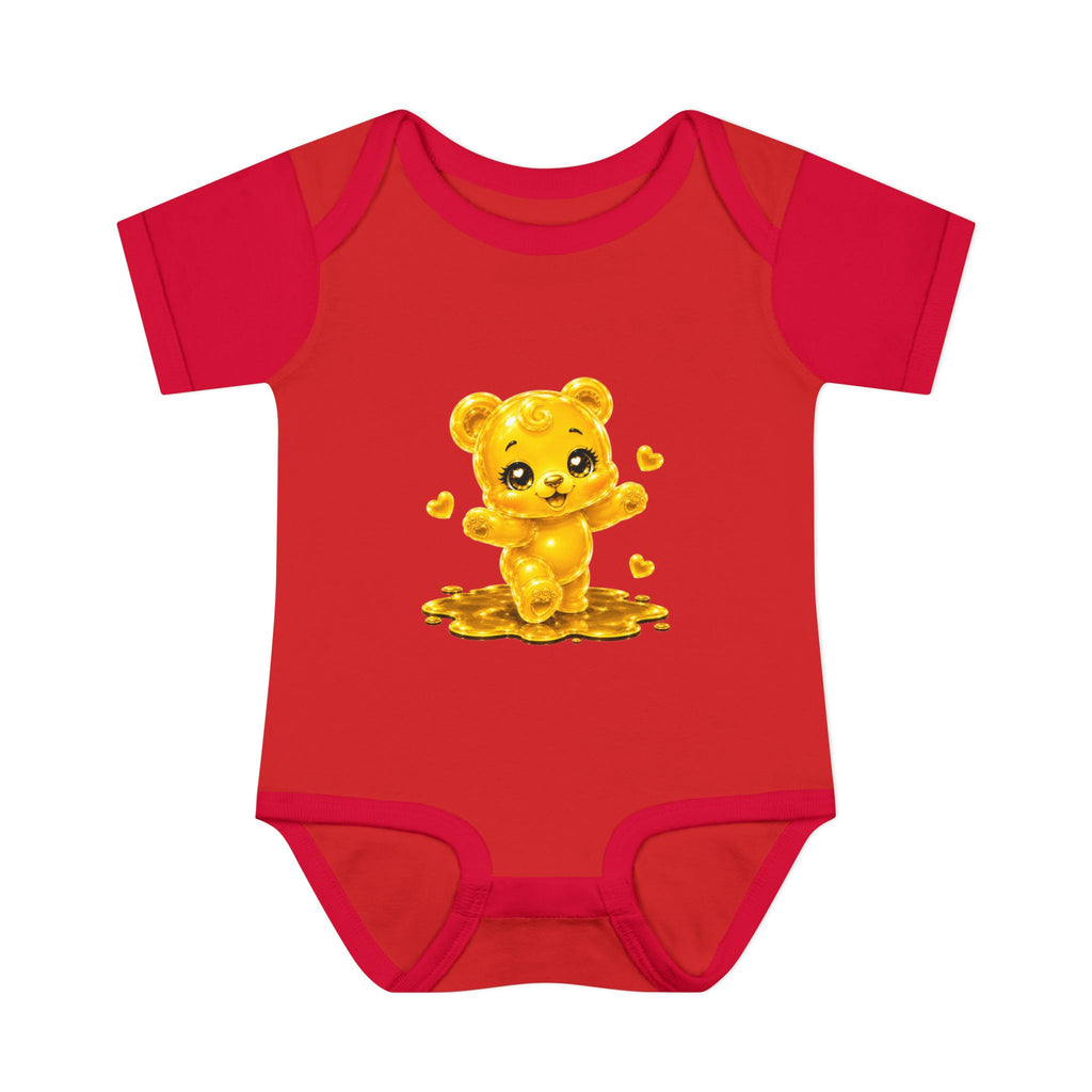 Baby Golden Oozy Gummy Bears First Steps, Cutie Addition- Graphic Onesie