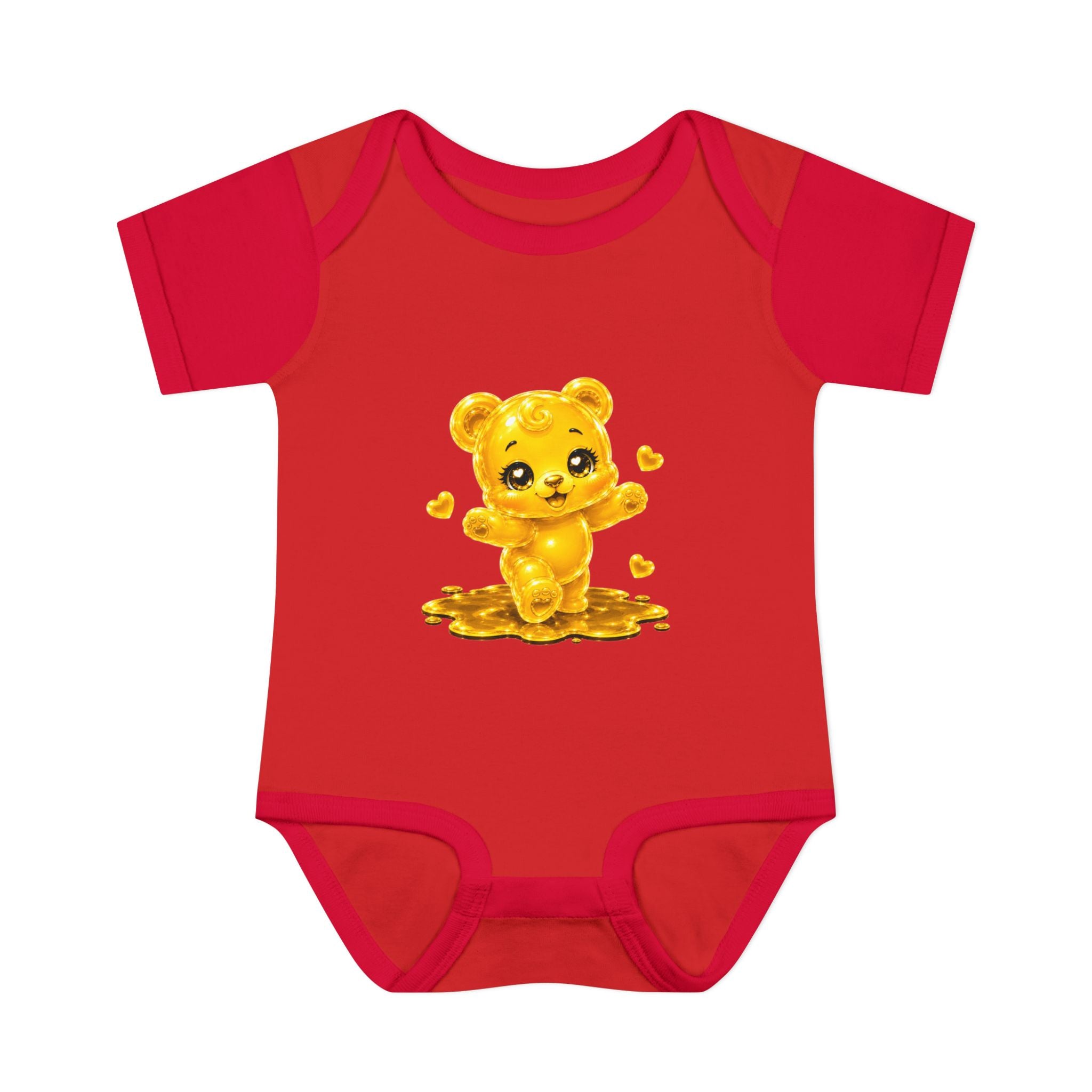 Baby Golden Oozy Gummy Bears First Steps, Cutie Addition- Graphic Onesie