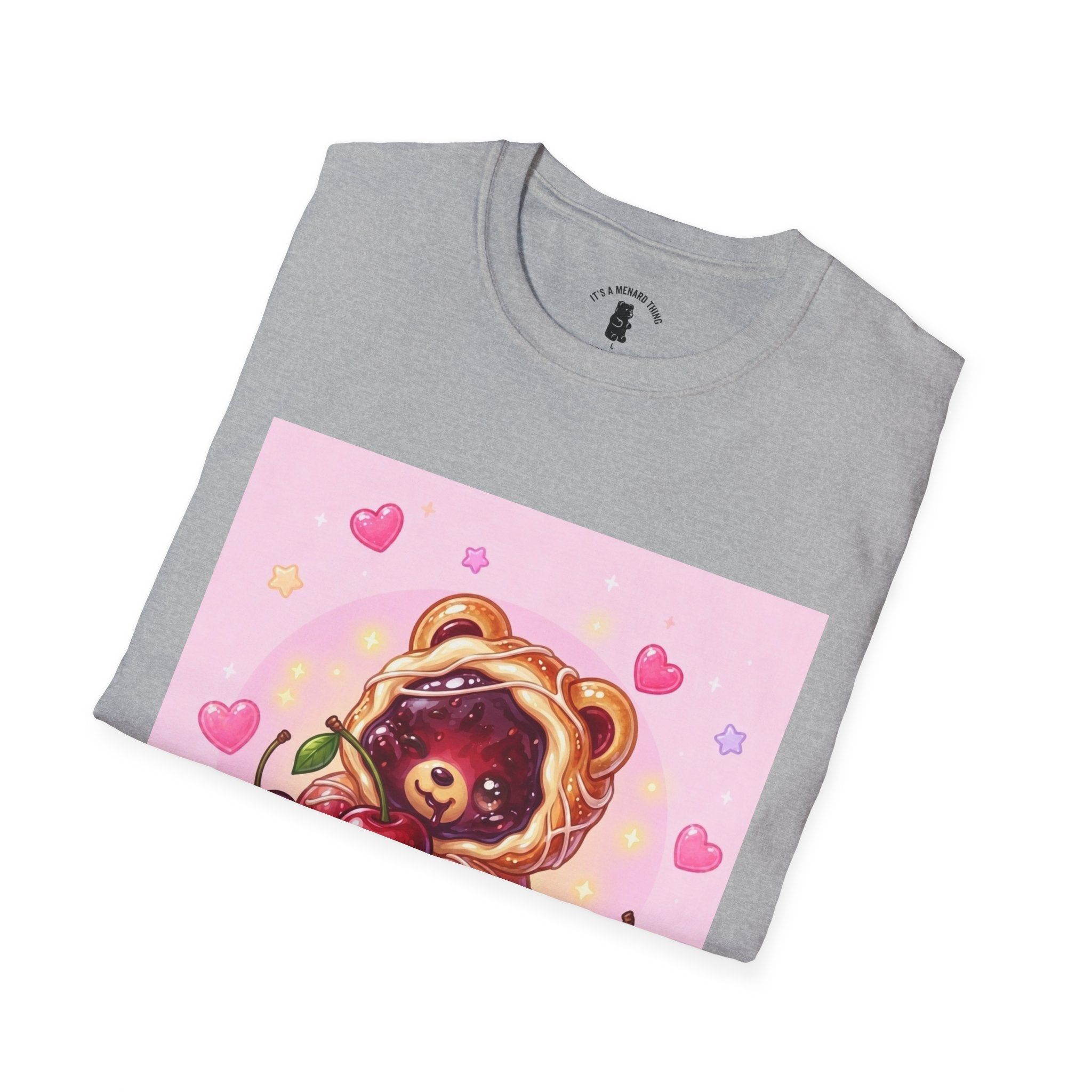 Cherry ripe Danish Gooey Gummy Bear— Kawaii Graphic Tee