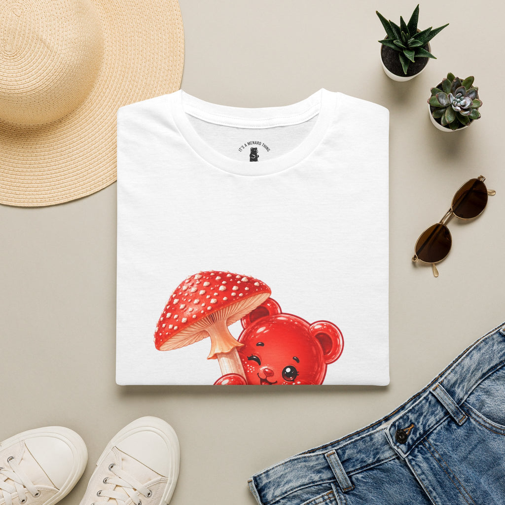 The Fly Agaric Fungi Special, Red Oozy Bear Gummy Friend- Graphic Shirt