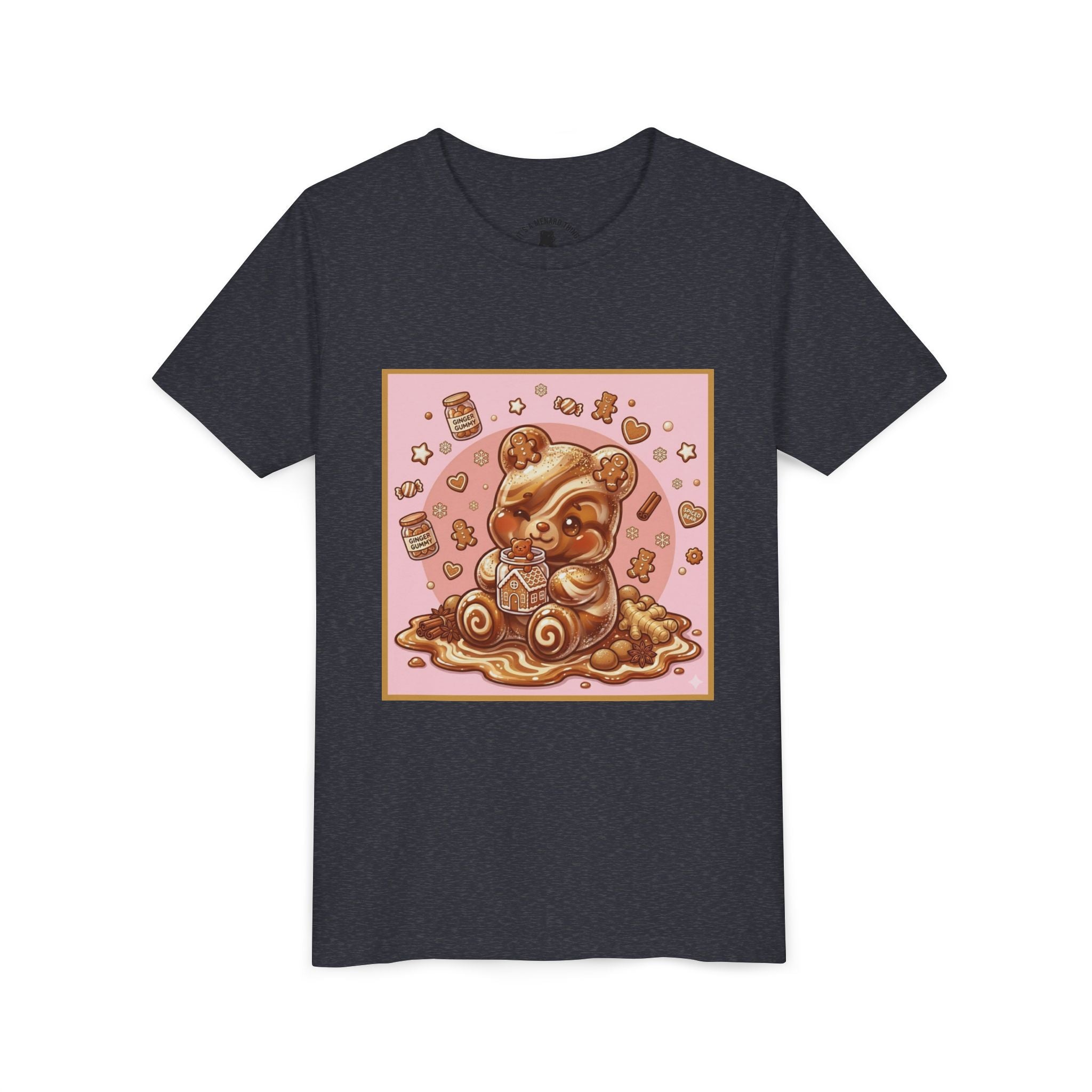 Gooey Gummy Bear Ginger Bread Graphic Youth T-Shirt