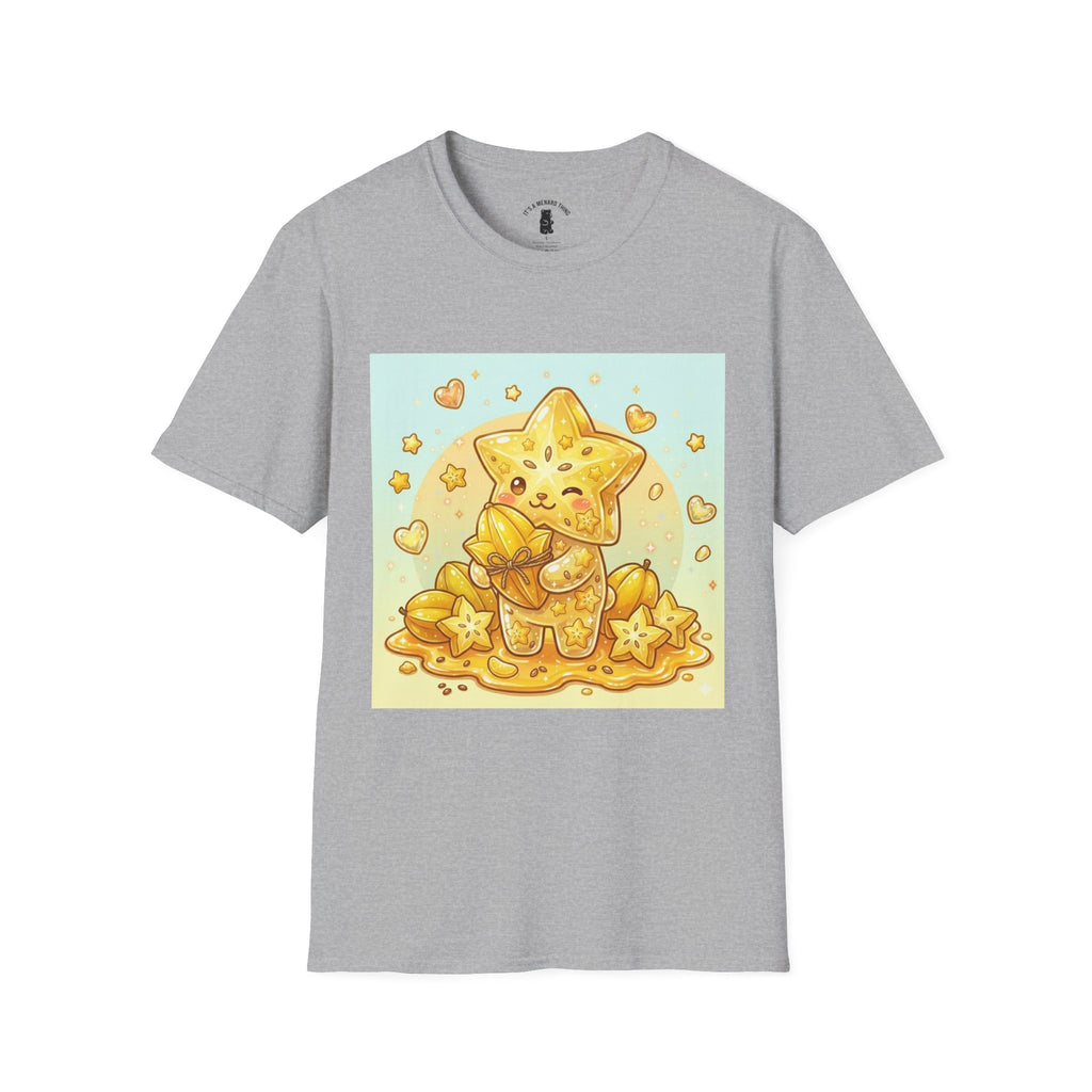 Star Fruit Special Exotic Fruit Oozy Bear Gummy Friend- Kawaii Graphic Shirt
