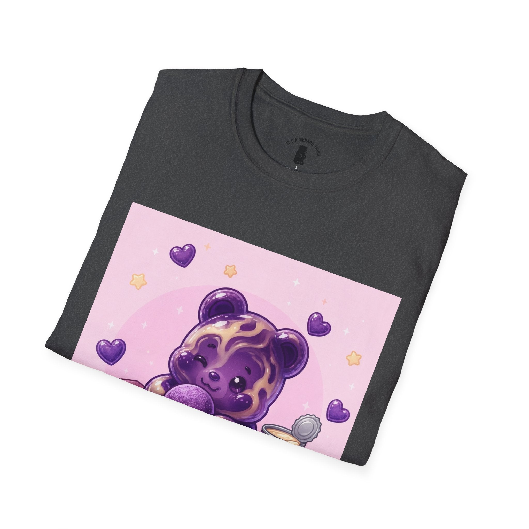 Ube & Condensed Milke Purple Gooey Gummy Bear — Kawaii Graphic Tee