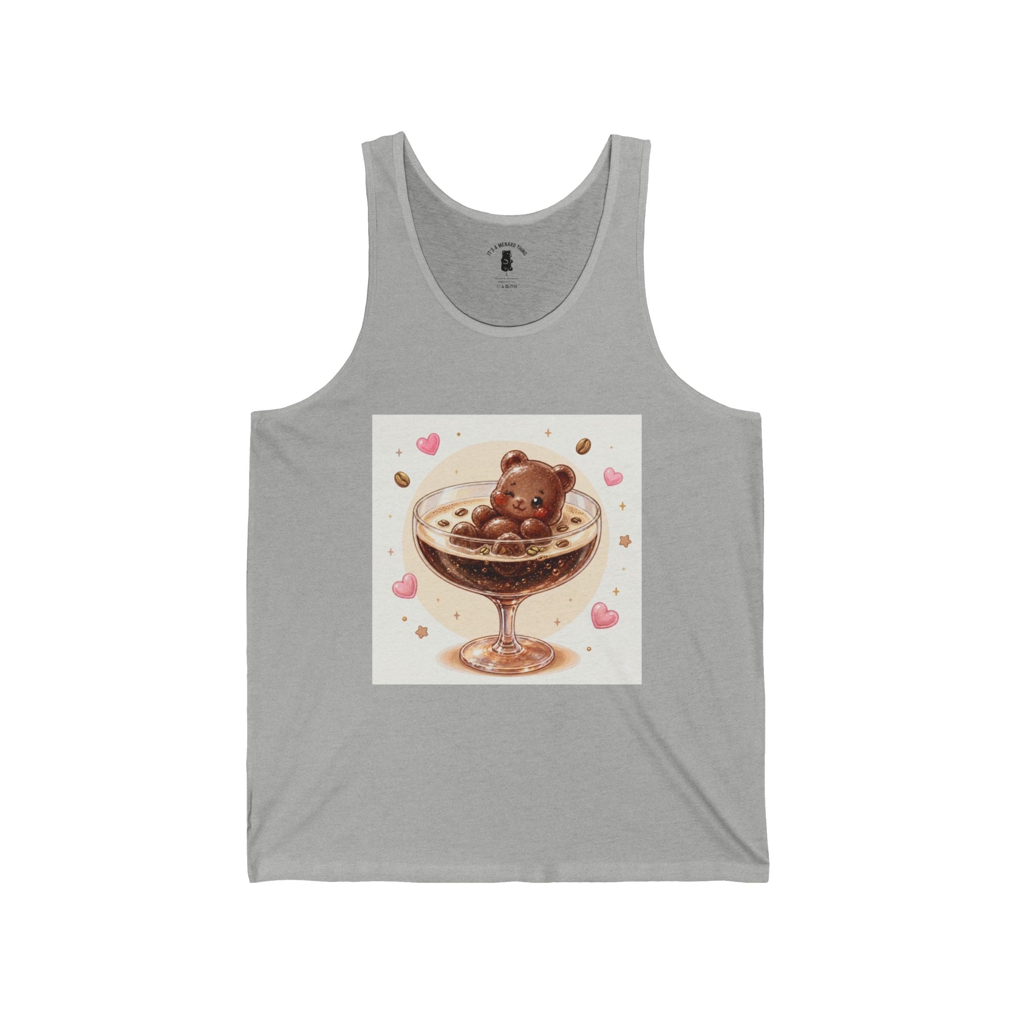 Special Coffee Martini, Brown Mocha Boozy Gooey Gummy Bear — Kawaii Graphic Tank