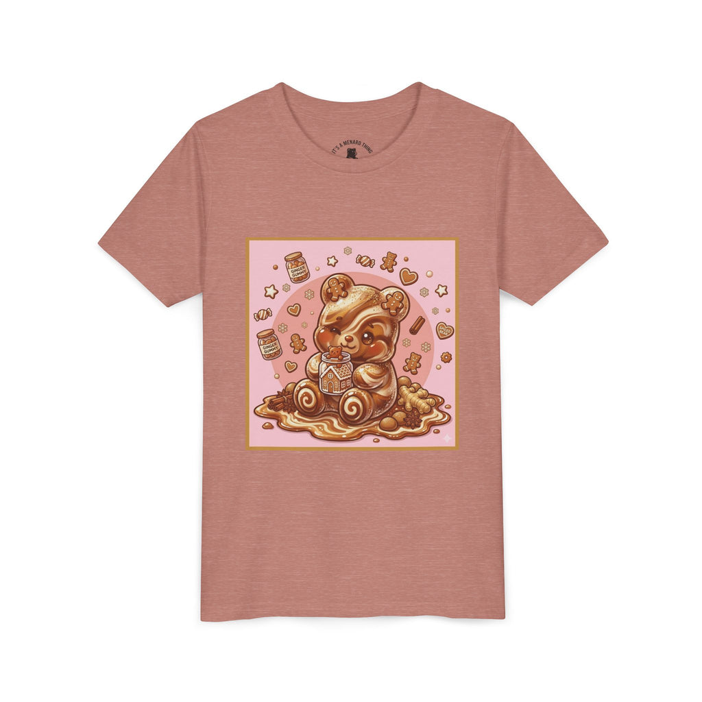 Gooey Gummy Bear Ginger Bread Graphic Youth T-Shirt