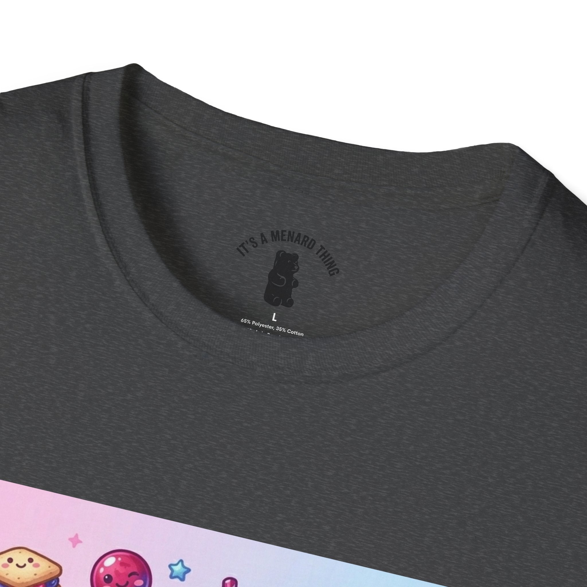 Hibiscus and Mixed Berry Jam, Exotic fruit Flower Gooey Gummy — Kawaii Illustrated T-Shirt