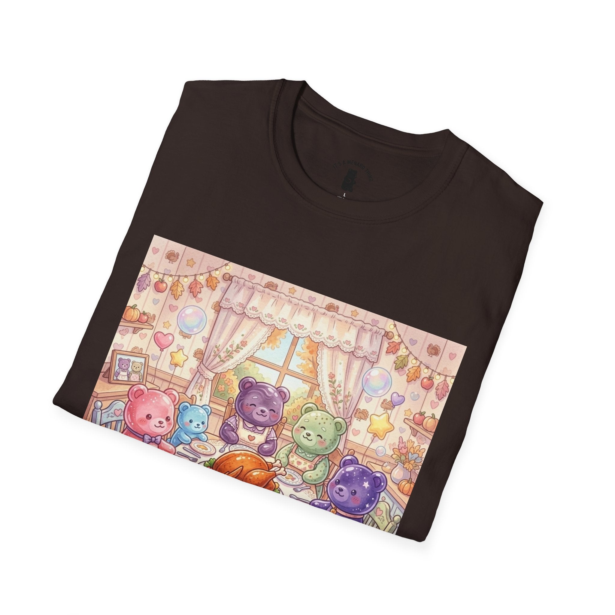 Thanksgiving with the Gummy family, Gooey Gummy Friends- Kawaii Graphic T-Shirt