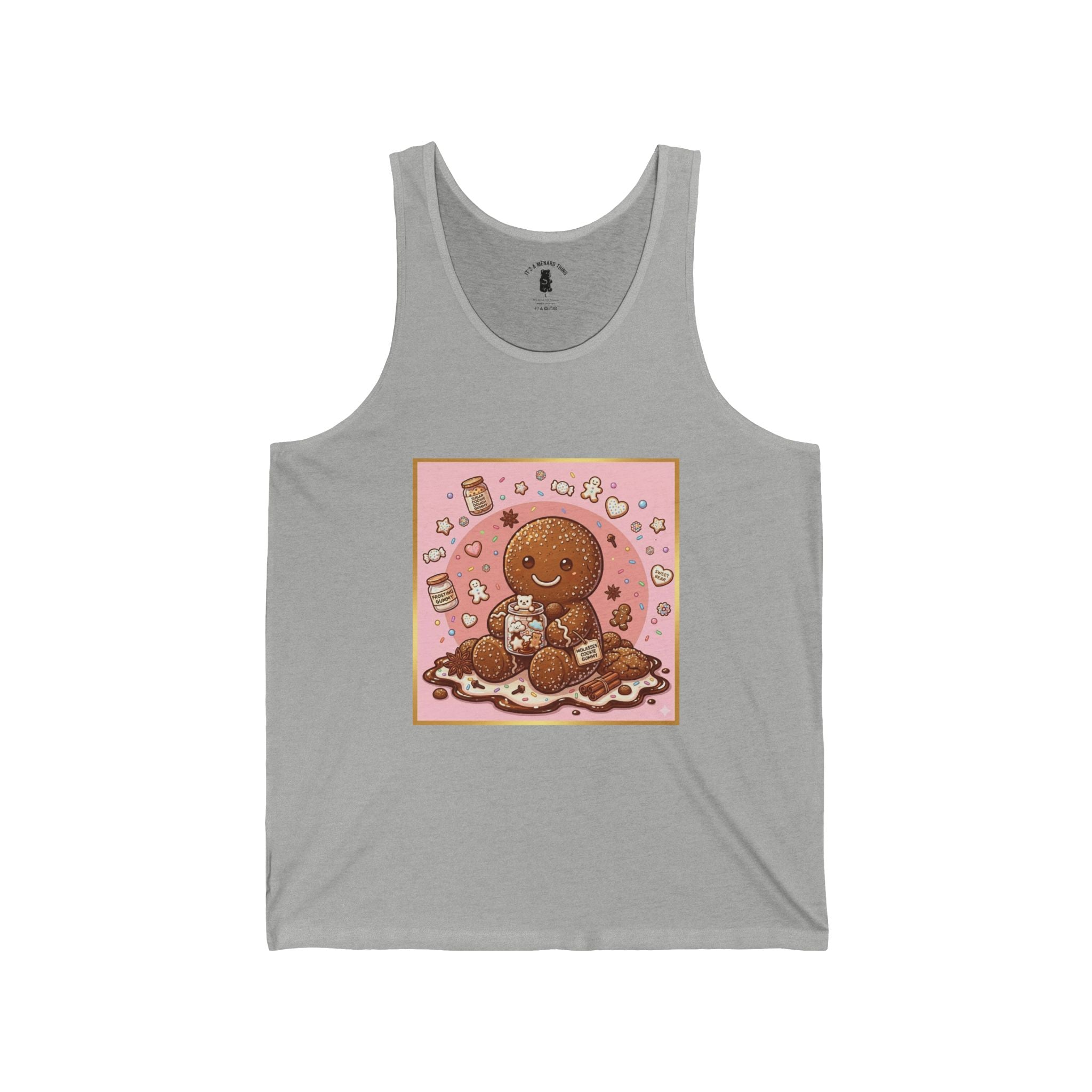 My Little Molasses man, Gooey Non-Gummy Friend — Kawaii Graphic Tank Top