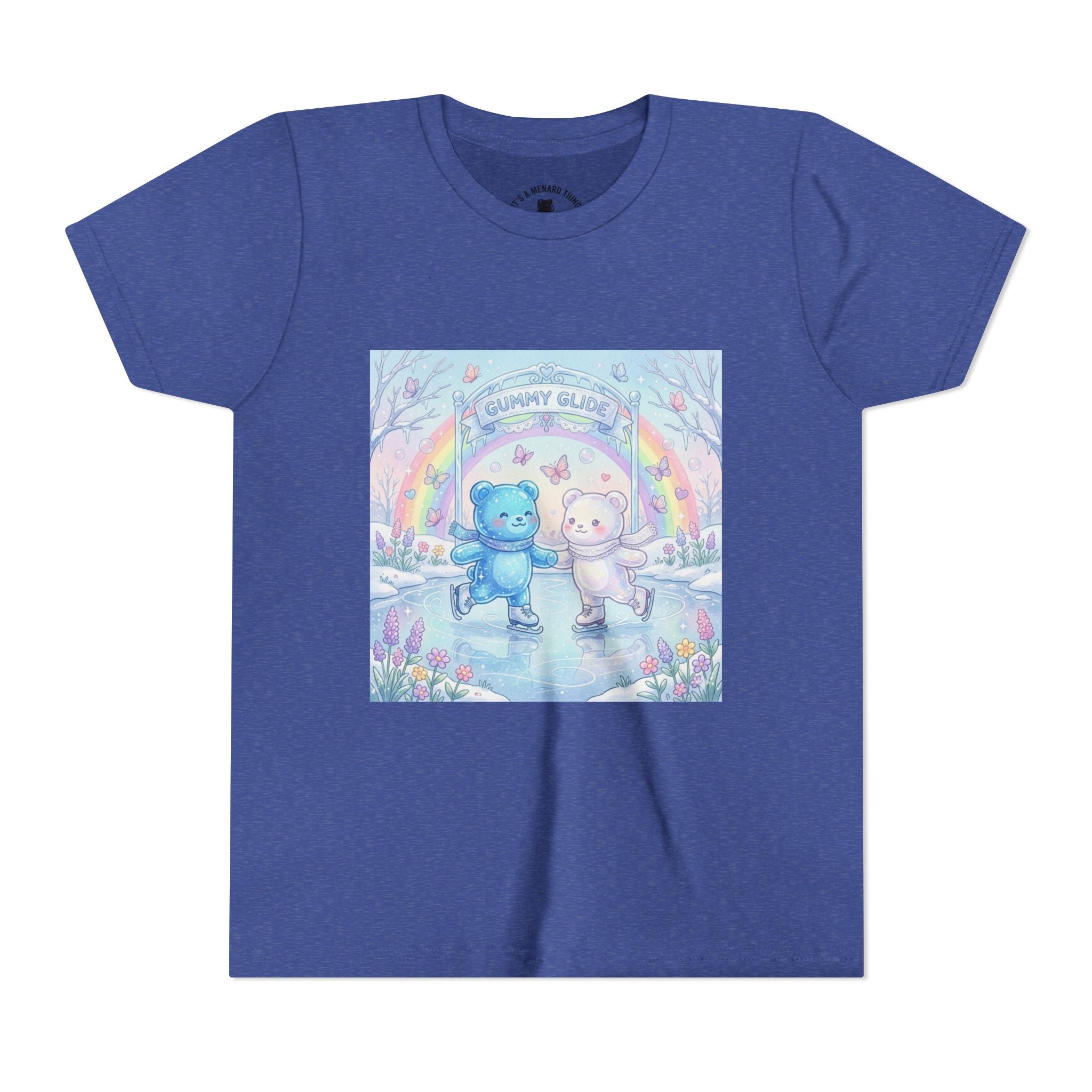 Ice Skating Gooey Gummy Bears- Youth T-Shirt